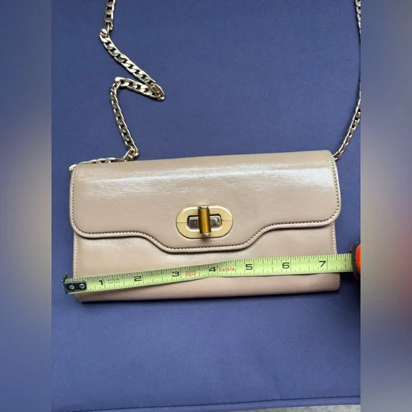 Low start Vintage BVLGARI Isabella Rossellini Beige Leather ZipAround LongWallet - Picture 11 of 15